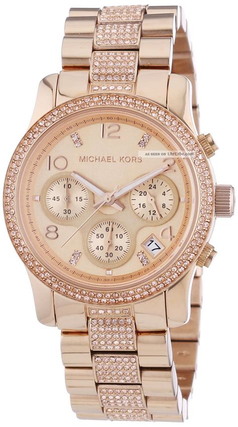 michael kors uhr größe mittelgroß|Uhren im Rosé.